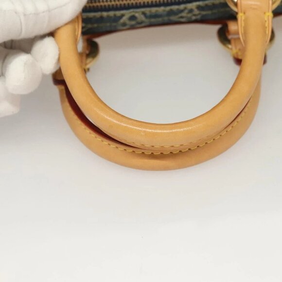 LOUIS VUITTON Monogram Denim Neo Speedy Hand Bag Blue - Picture 6 of 16